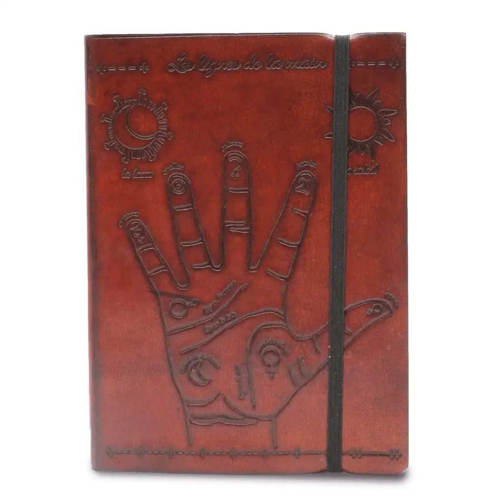 Small Notebook with strap – Palmistry | www.artisangoods.co.uk 2