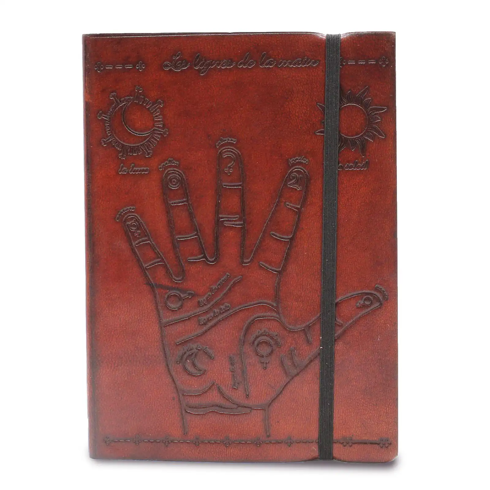 Small Notebook with strap – Palmistry | www.artisangoods.co.uk 3 Small Notebook with strap – Palmistry | www.artisangoods.co.uk 2