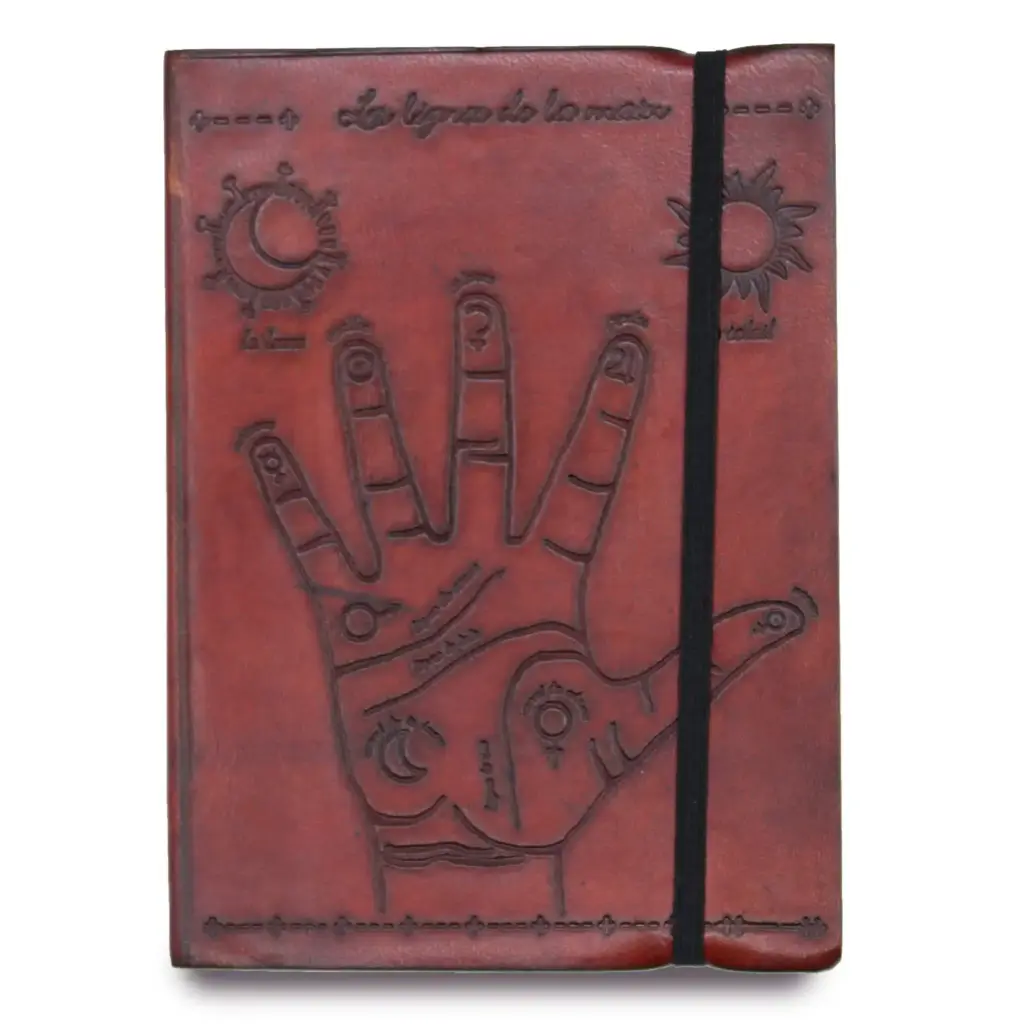 Small Notebook with strap – Palmistry | www.artisangoods.co.uk