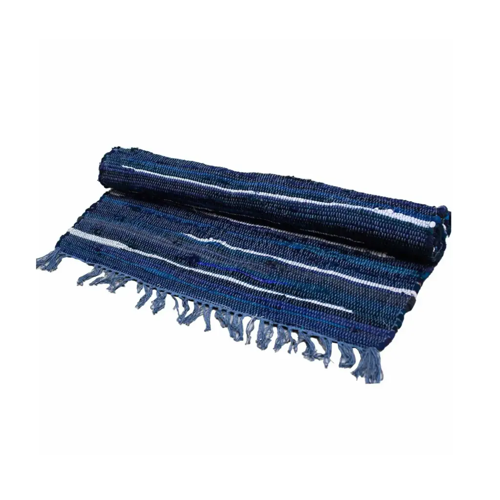 Small Rag Rug – 50x90cm – premium quality – Charcoal Greys | www.artisangoods.co.uk