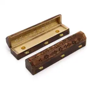 Smoke Boxes Natural Mango Wood | www.artisangoods.co.uk 1