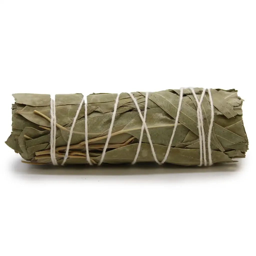 Smudge Stcik – White Sage & Eucalyptus 10 cm | www.artisangoods.co.uk