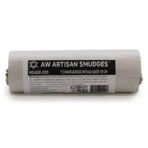 Smudge Stick – 7 Chakras Rose Petals Sage 10 cm (Chakra) | www.artisangoods.co.uk 2