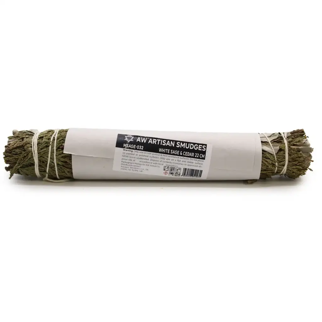 Smudge Stick – White Sage & Cedar 22 cm | www.artisangoods.co.uk 2 Smudge Stick – White Sage & Cedar 22 cm | www.artisangoods.co.uk 2