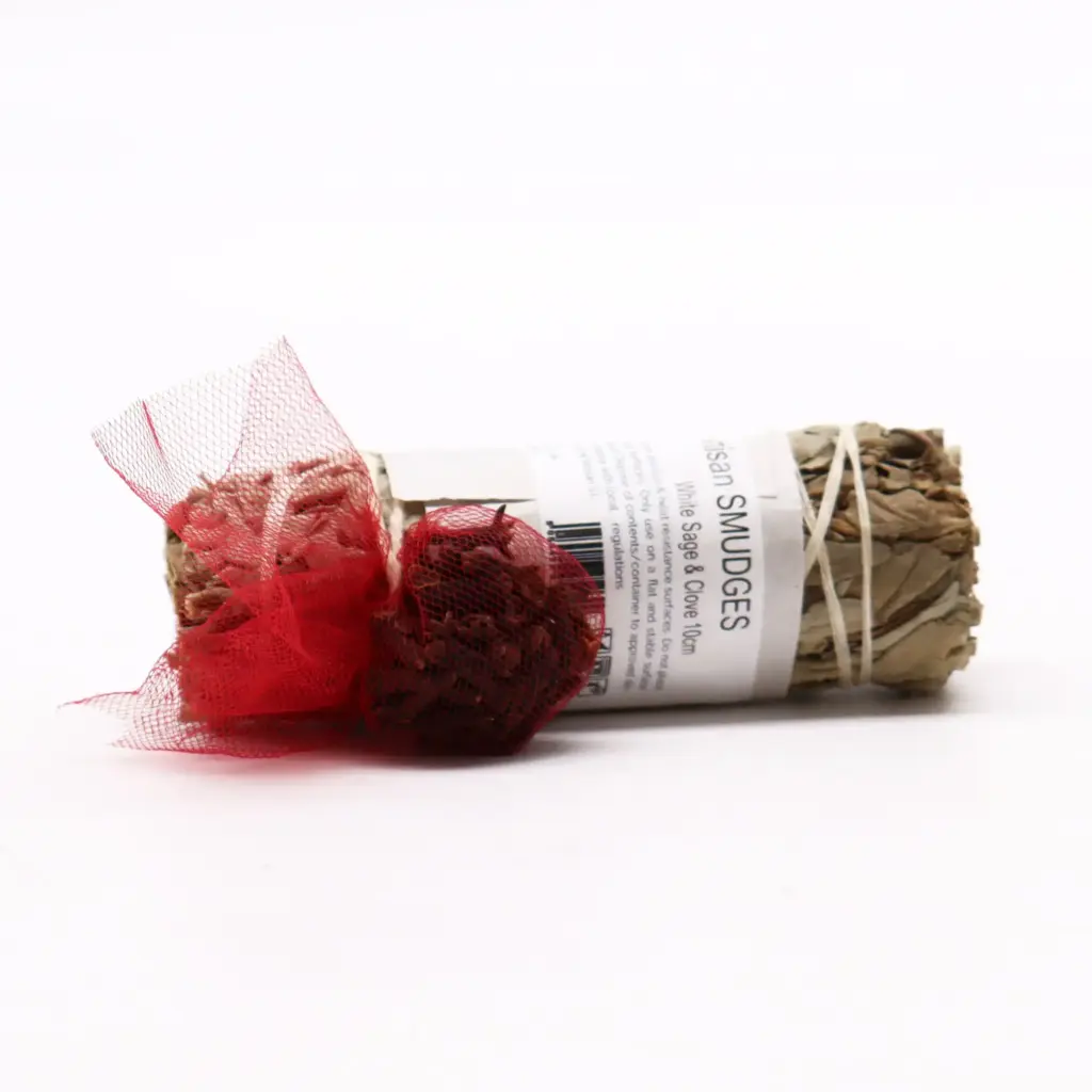 Smudge Stick – White Sage & Clove 10cm | www.artisangoods.co.uk