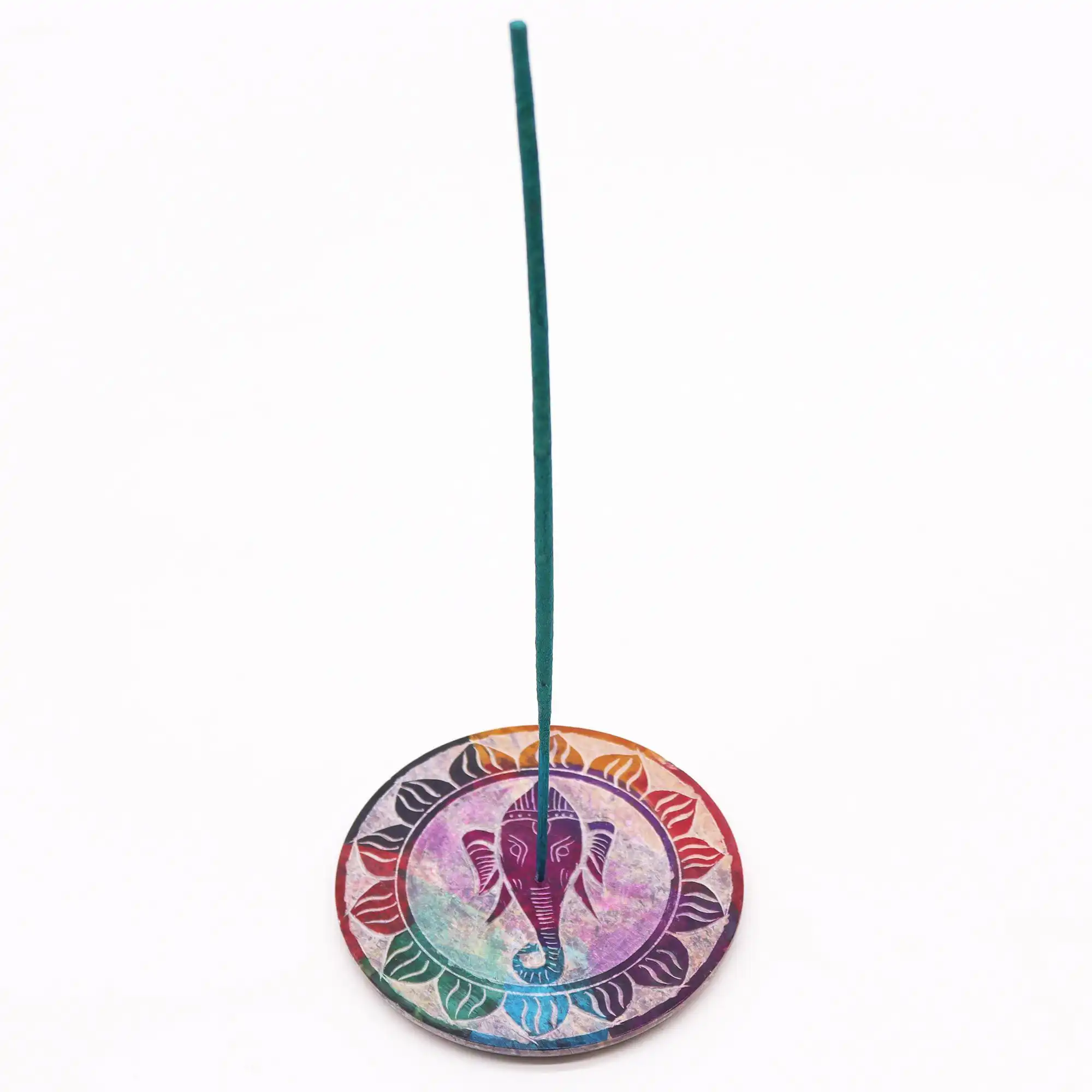 Soapstone Disc Incense Holder – Ganesha | www.artisangoods.co.uk 2 Soapstone Disc Incense Holder – Ganesha | www.artisangoods.co.uk 1