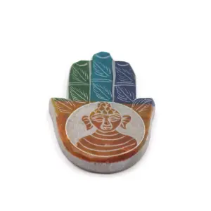 Soapstone Hamsa Incense Holder – Buddah | www.artisangoods.co.uk 2