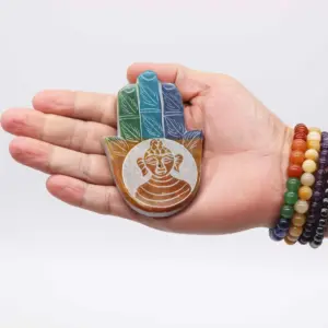 Soapstone Hamsa Incense Holder – Buddah | www.artisangoods.co.uk 3