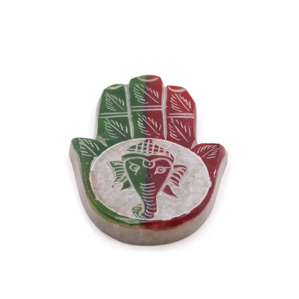 Soapstone Hamsa Incense Holder – Ganesha | www.artisangoods.co.uk