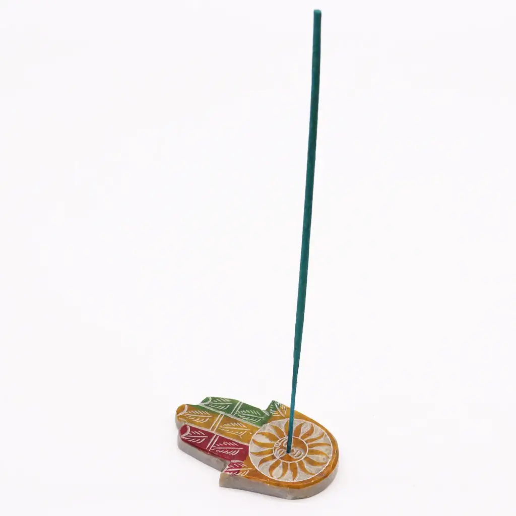 Soapstone Hamsa Incense Holder – Sun Face | www.artisangoods.co.uk 2 Soapstone Hamsa Incense Holder – Sun Face | www.artisangoods.co.uk 2