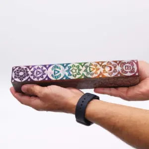 Soapstone Incense Box with Smoke Holes – Chakra | www.artisangoods.co.uk 3