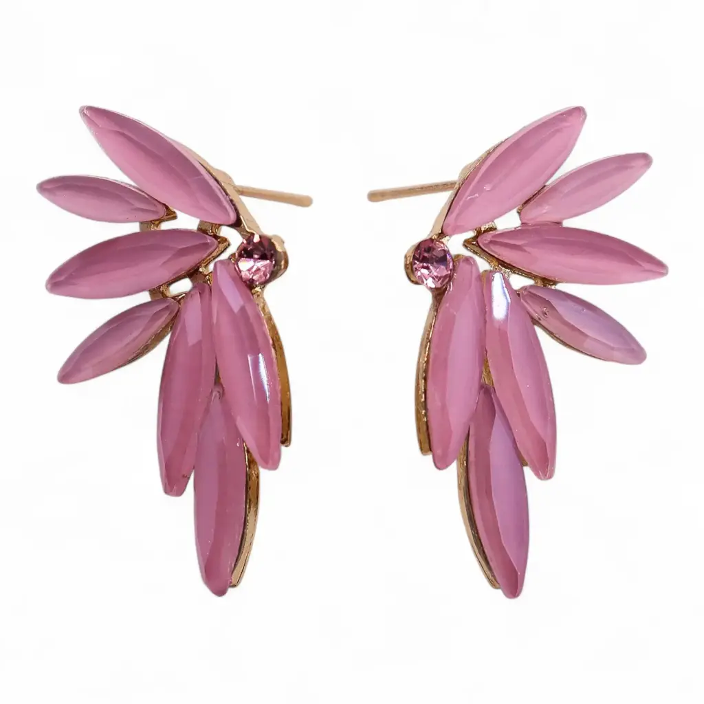Soft Pink – Vintage Glass – Faries – Earrings | www.artisangoods.co.uk