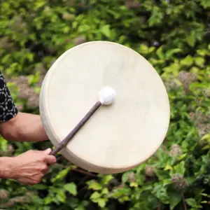Spirit of the Bear – Shaman Drum & Stick- Tunable – 40cm | www.artisangoods.co.uk 9