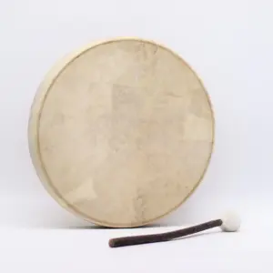 Spirit of the Bear – Shaman Drum & Stick- Tunable – 40cm | www.artisangoods.co.uk 2