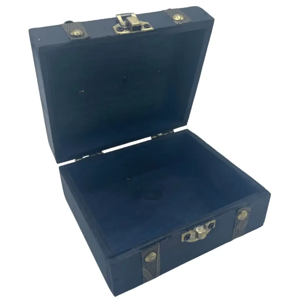 Square Tea Chest – Teal | www.artisangoods.co.uk 2 Square Tea Chest – Teal | www.artisangoods.co.uk 2