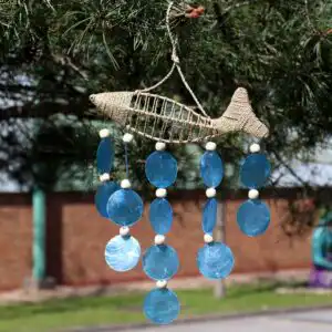 String Fish and Blue Copis Drop | www.artisangoods.co.uk 1