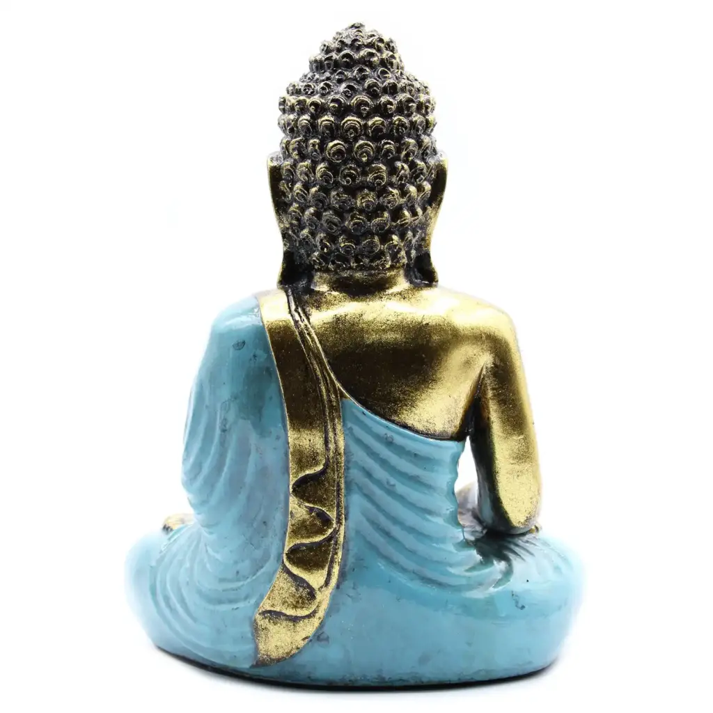 Teal & Gold Buddha – Large | www.artisangoods.co.uk 3 Teal & Gold Buddha – Large | www.artisangoods.co.uk 3
