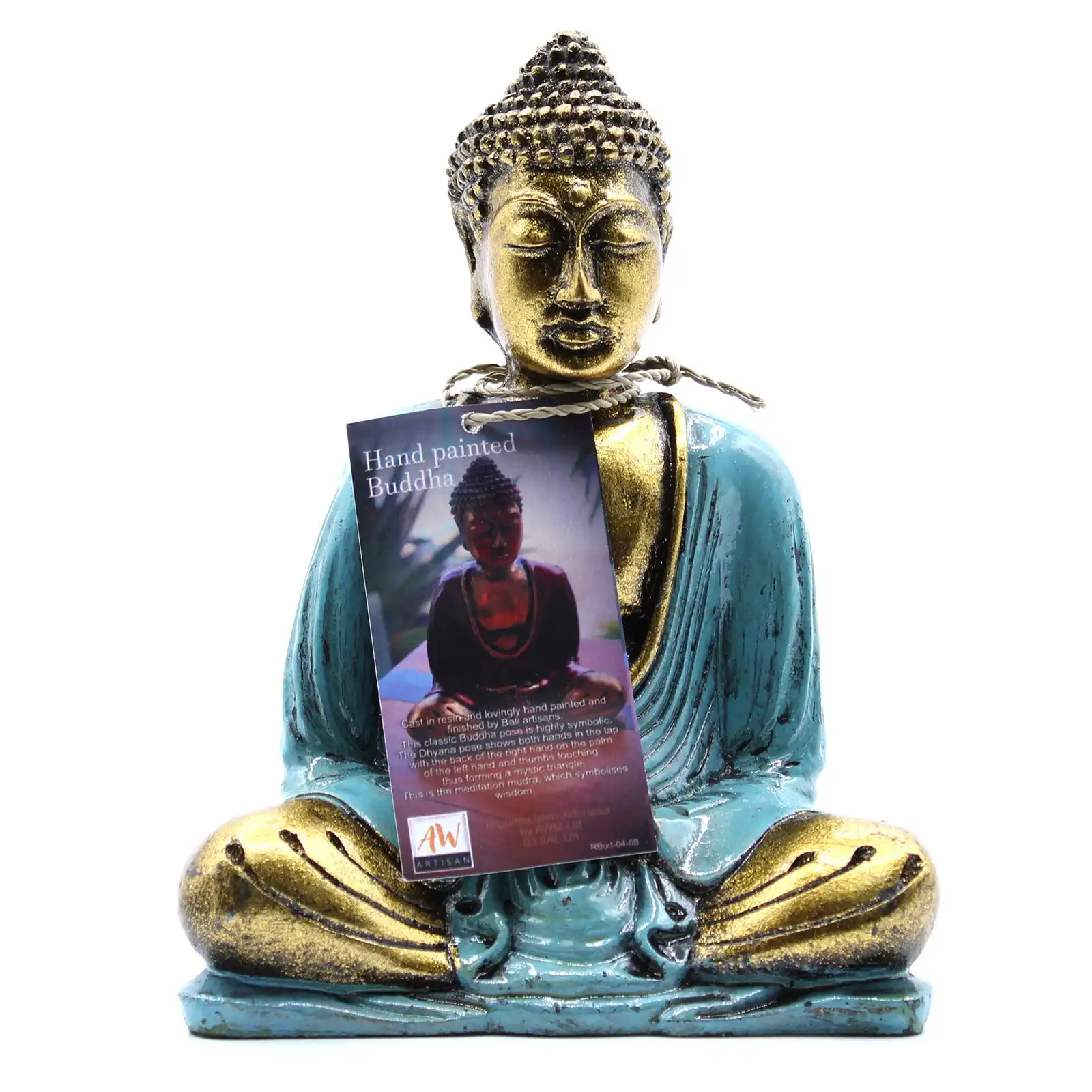 Teal & Gold Buddha – Medium | www.artisangoods.co.uk 7 Teal & Gold Buddha – Medium | www.artisangoods.co.uk 6