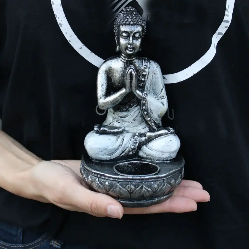 Teal & Gold Buddha – Medium | www.artisangoods.co.uk 4