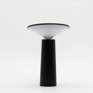 Touch Lamp – Black Mushroom- adjustable – pattern light USB (C) – Rechargable  (2000 Watt) | www.artisangoods.co.uk 2