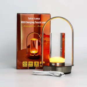 Touch Lamp – Crystal Lantern- USB (C) – Rechargable (2000 Watt) | www.artisangoods.co.uk 4