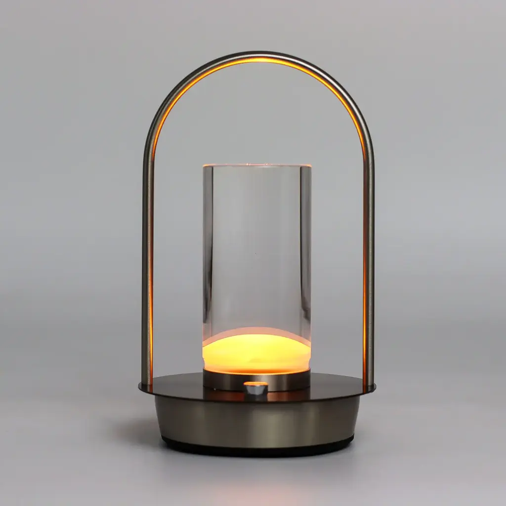 Touch Lamp – Crystal Lantern- USB (C) – Rechargable (2000 Watt) | www.artisangoods.co.uk 2