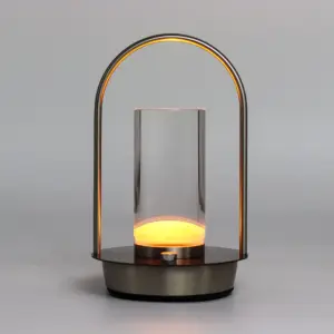Touch Lamp – Crystal Lantern- USB (C) – Rechargable (2000 Watt) | www.artisangoods.co.uk 2