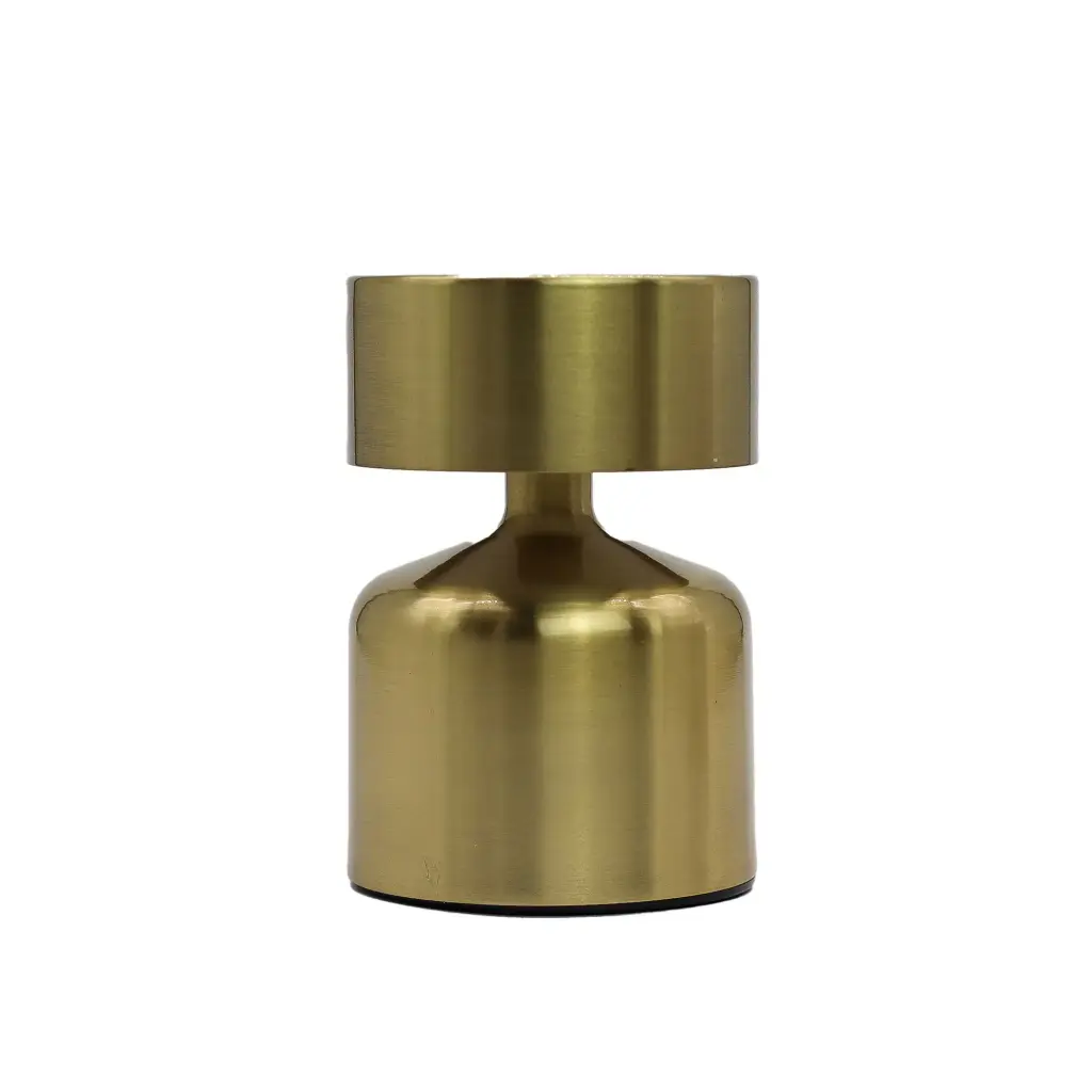 Touch Lamp – Flat Mushroom Bronze- USB (C) – Rechargable  (400 Watt) | www.artisangoods.co.uk