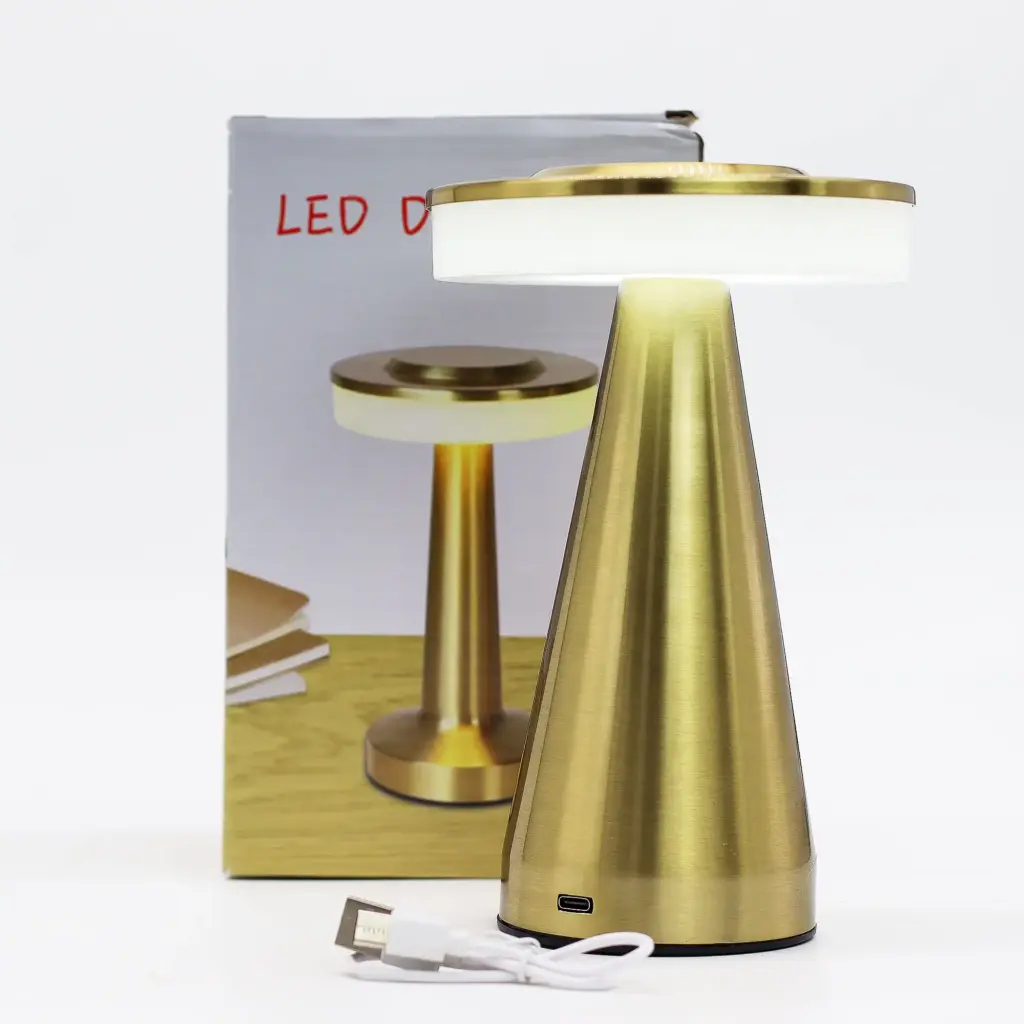 Touch Lamp – Tall Stem Copper – USB (C) – Rechargable (400 Watt) | www.artisangoods.co.uk 4 Touch Lamp – Tall Stem Copper – USB (C) – Rechargable (400 Watt) | www.artisangoods.co.uk 4