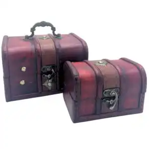 Treasure Chest – Set of 2 – Natural | www.artisangoods.co.uk 1