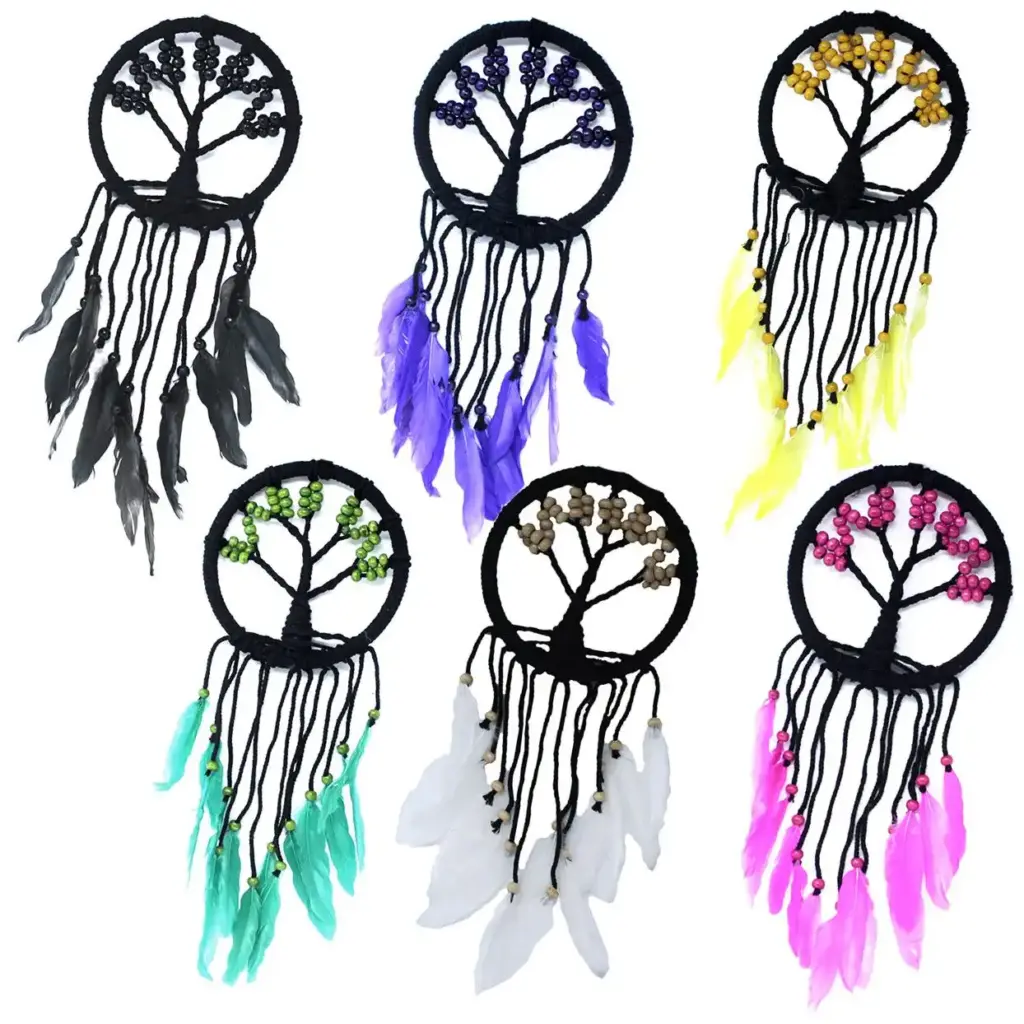 Tree of Life Dreamcatcher – 16cm (assorted) | www.artisangoods.co.uk 7