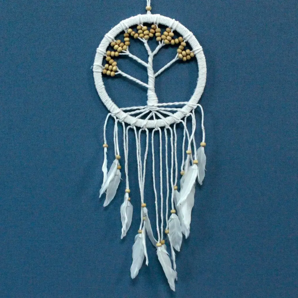 Tree of Life Dreamcatcher – Cotton 22cm (assorted) | www.artisangoods.co.uk 2 Tree of Life Dreamcatcher – Cotton 22cm (assorted) | www.artisangoods.co.uk 2