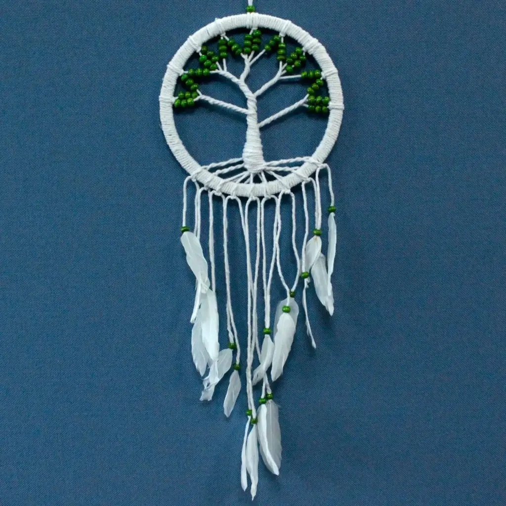 Tree of Life Dreamcatcher – Cotton 22cm (assorted) | www.artisangoods.co.uk