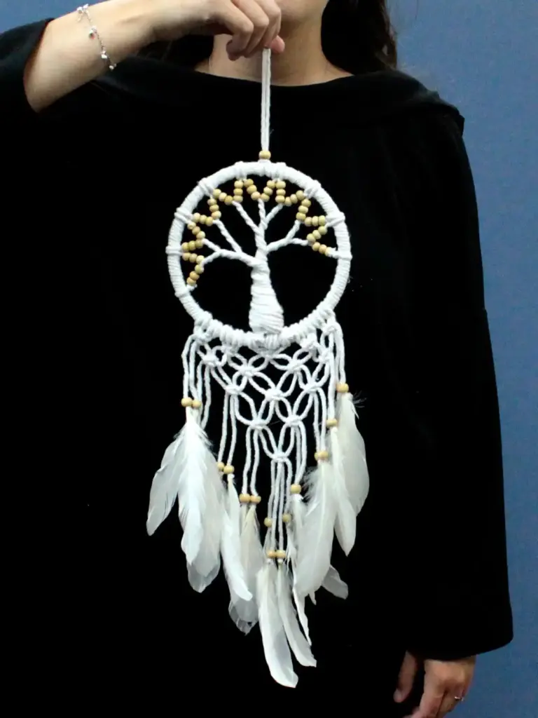 Tree of Life Dreamcatcher – Pure & Natural 16cm | www.artisangoods.co.uk 3 Tree of Life Dreamcatcher – Pure & Natural 16cm | www.artisangoods.co.uk 3