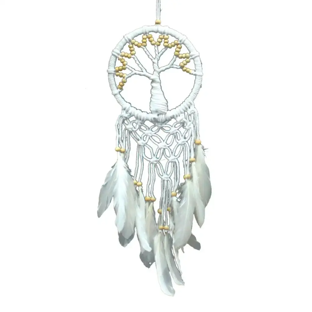 Tree of Life Dreamcatcher – Pure & Natural 16cm | www.artisangoods.co.uk 2 Tree of Life Dreamcatcher – Pure & Natural 16cm | www.artisangoods.co.uk 2