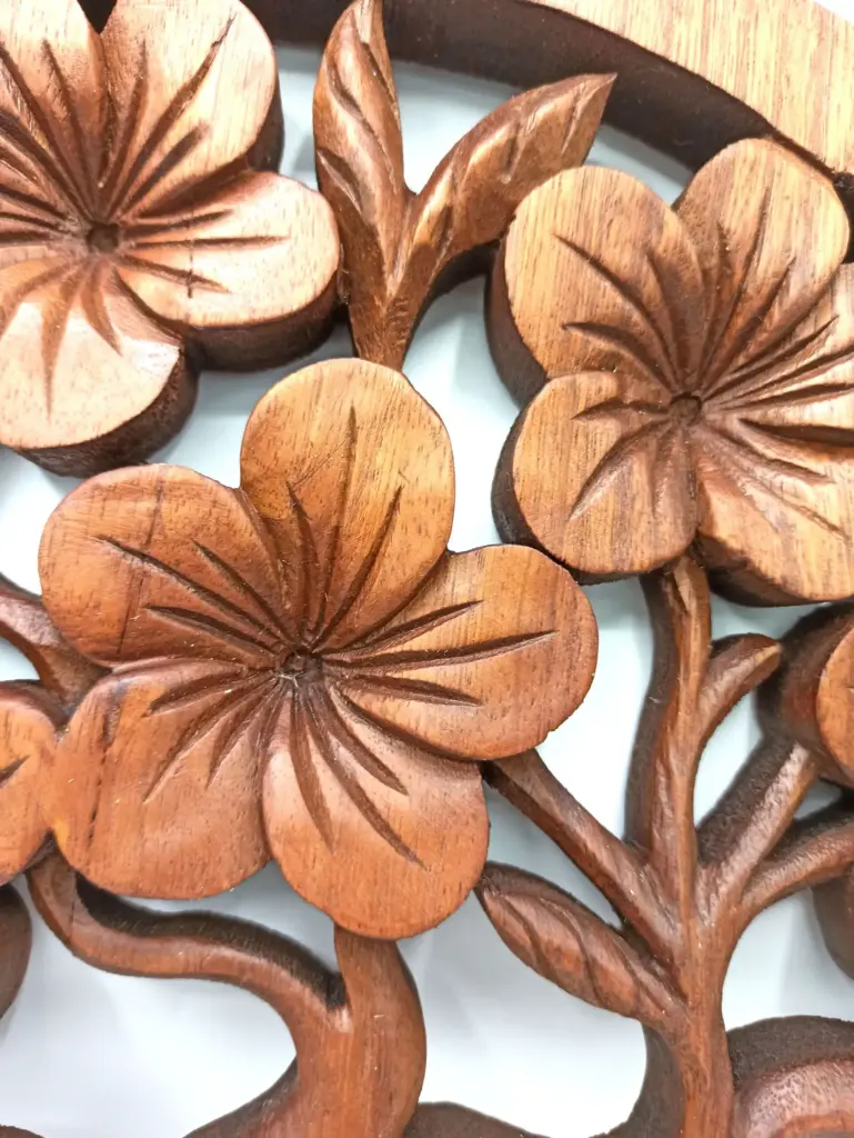 Tree of Life Frangipani Panel – 40cm | www.artisangoods.co.uk Tree of Life Frangipani Panel – 40cm | www.artisangoods.co.uk