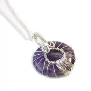 Tree of Life Gemstone Necklace – Amethyst | www.artisangoods.co.uk 4