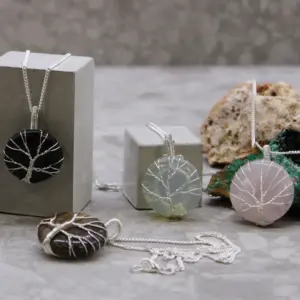Tree of Life Gemstone Necklace – Amethyst | www.artisangoods.co.uk 3
