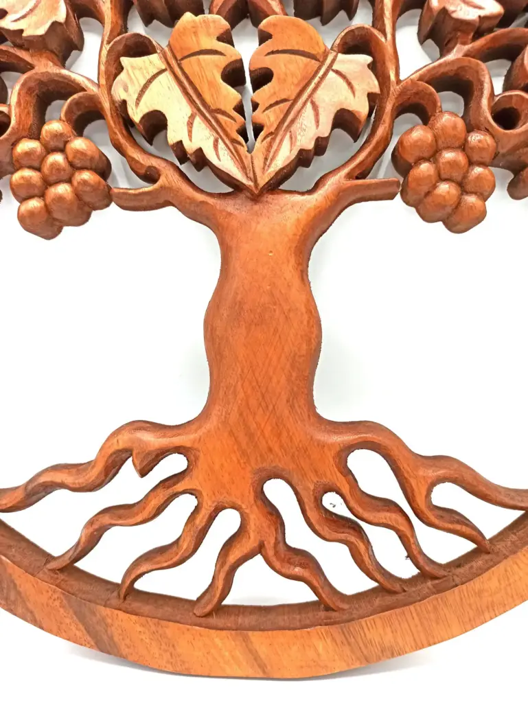 Tree of Life Grapes Panel – 40cm | www.artisangoods.co.uk 2