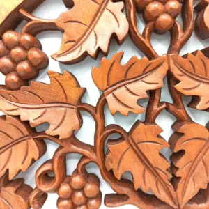 Tree of Life Grapes Panel – 40cm | www.artisangoods.co.uk 3