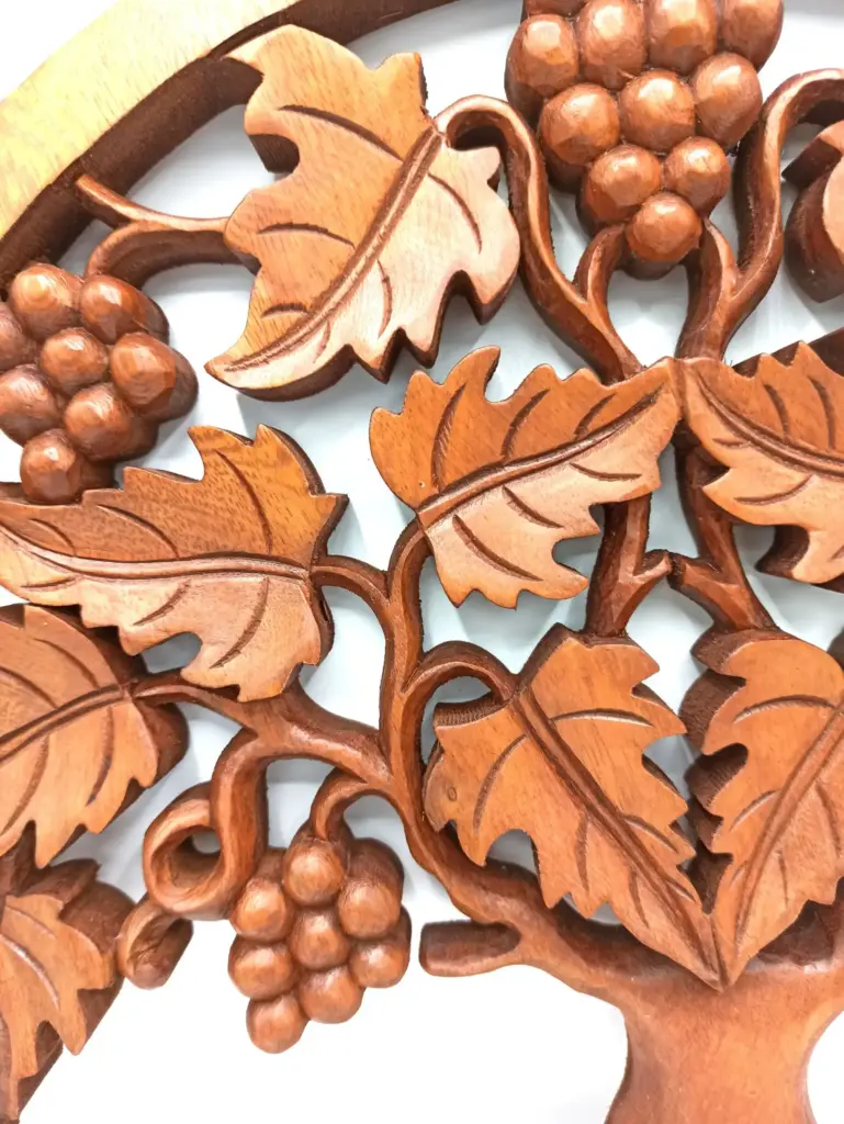 Tree of Life Grapes Panel – 40cm | www.artisangoods.co.uk 3