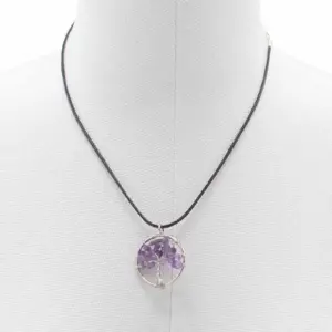 Tree of Life Pendant – Amethyst | www.artisangoods.co.uk 3