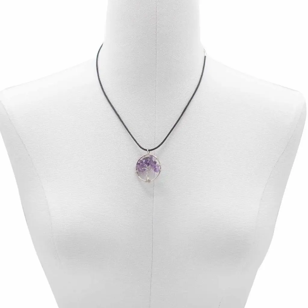Tree of Life Pendant – Amethyst | www.artisangoods.co.uk 2 Tree of Life Pendant – Amethyst | www.artisangoods.co.uk 2