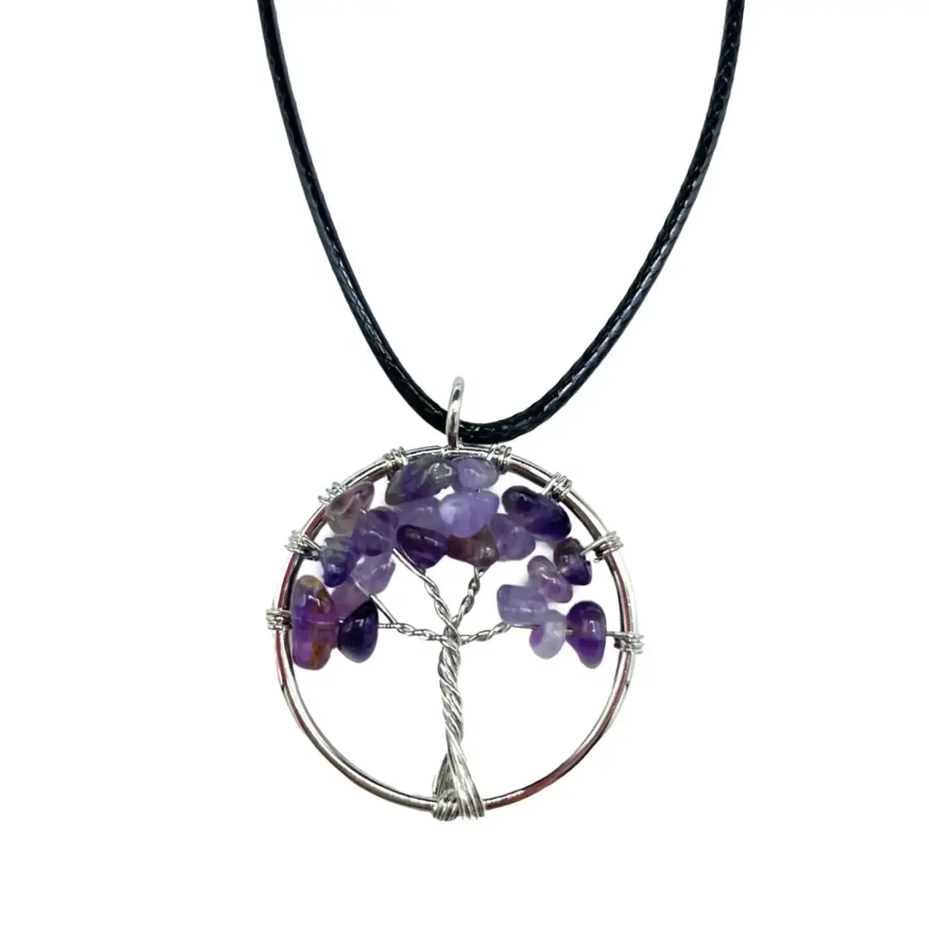 Tree of Life Pendant – Amethyst | www.artisangoods.co.uk