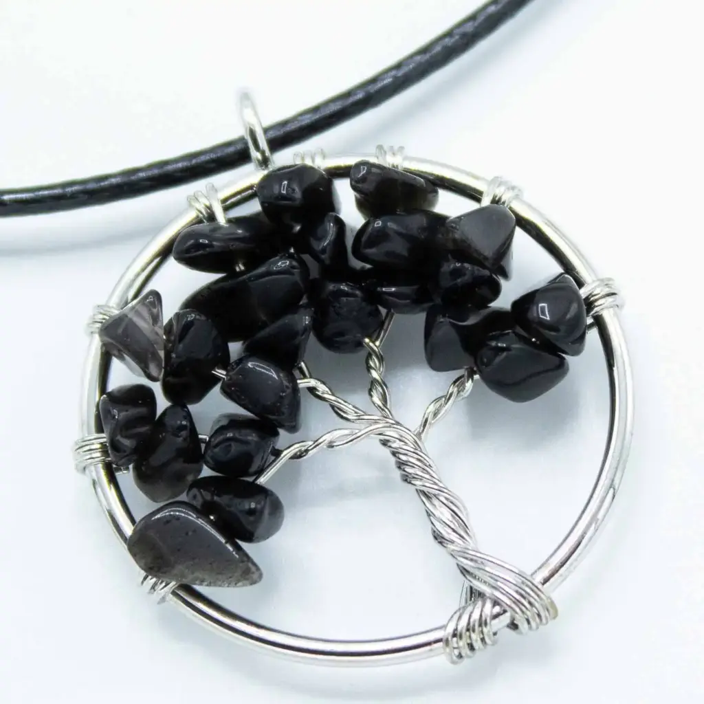 Tree of Life Pendant – Black Agate | www.artisangoods.co.uk 4 Tree of Life Pendant – Black Agate | www.artisangoods.co.uk 4