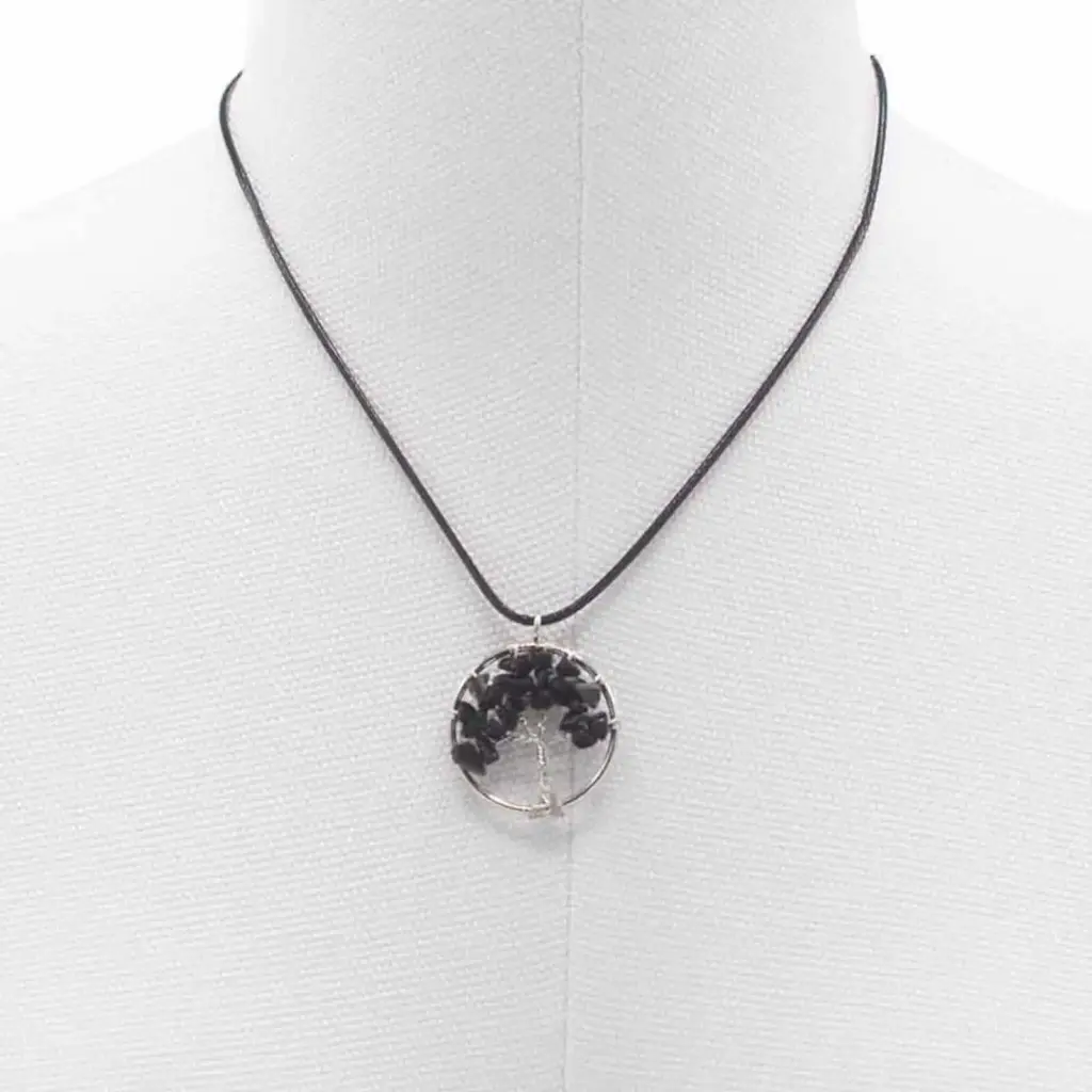 Tree of Life Pendant – Black Agate | www.artisangoods.co.uk 3 Tree of Life Pendant – Black Agate | www.artisangoods.co.uk 3