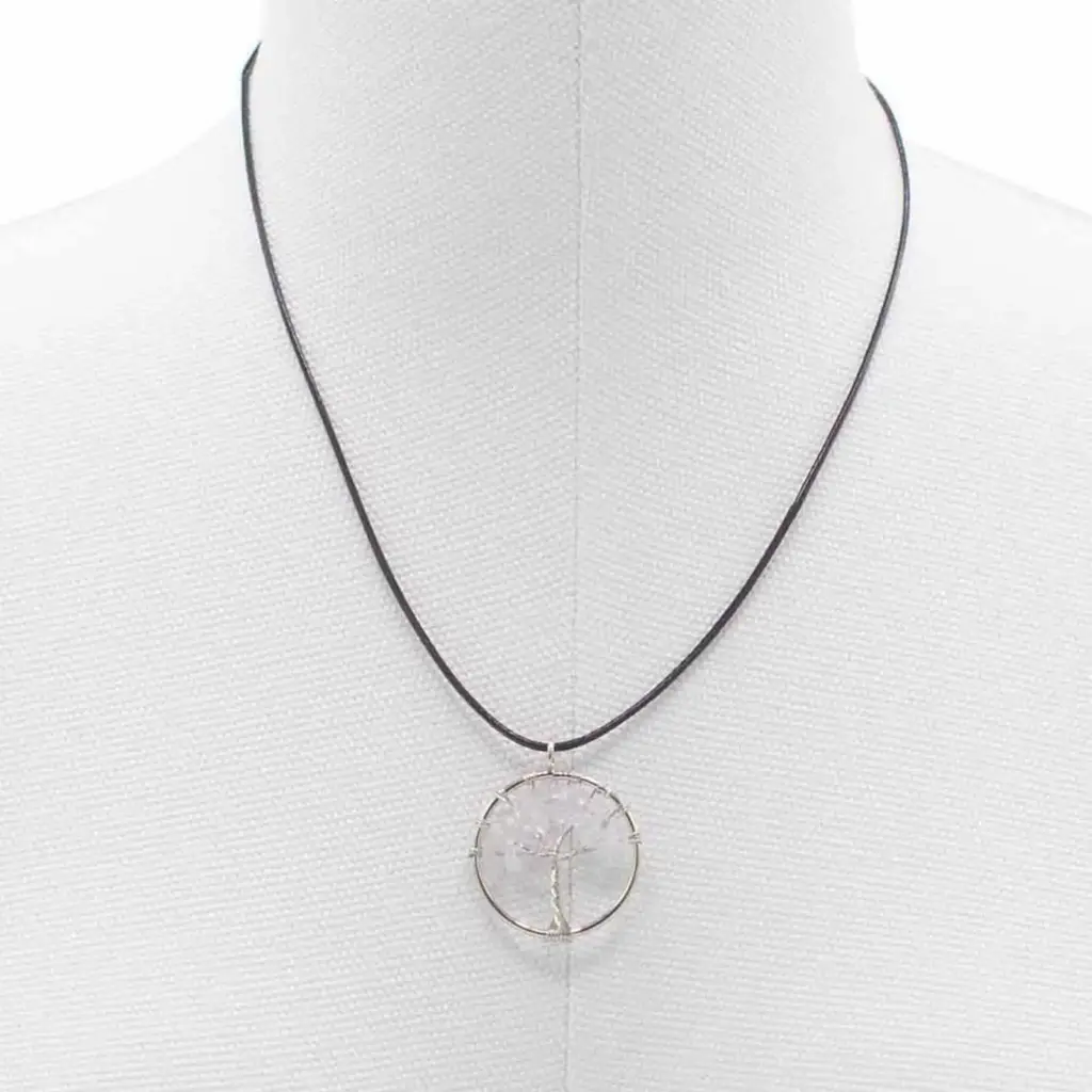 Tree of Life Pendant – Rock Crystal | www.artisangoods.co.uk 3