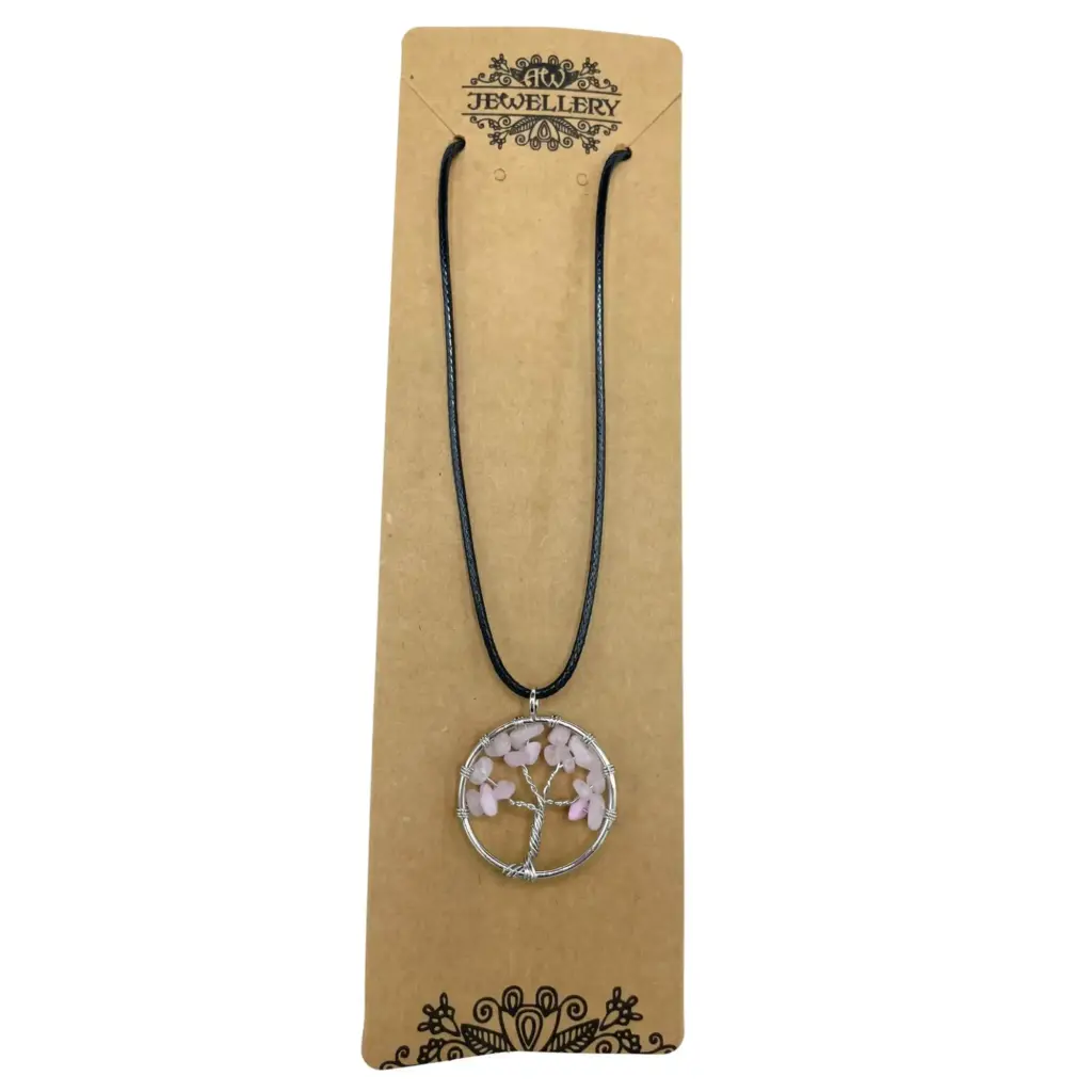 Tree of Life Pendant – Rose Quartz | www.artisangoods.co.uk 5 Tree of Life Pendant – Rose Quartz | www.artisangoods.co.uk 5
