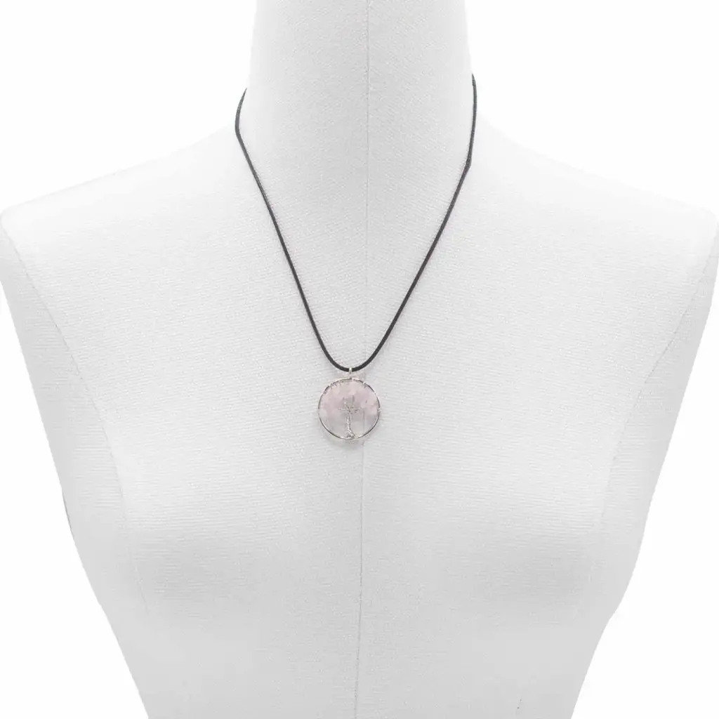 Tree of Life Pendant – Rose Quartz | www.artisangoods.co.uk 2 Tree of Life Pendant – Rose Quartz | www.artisangoods.co.uk 2