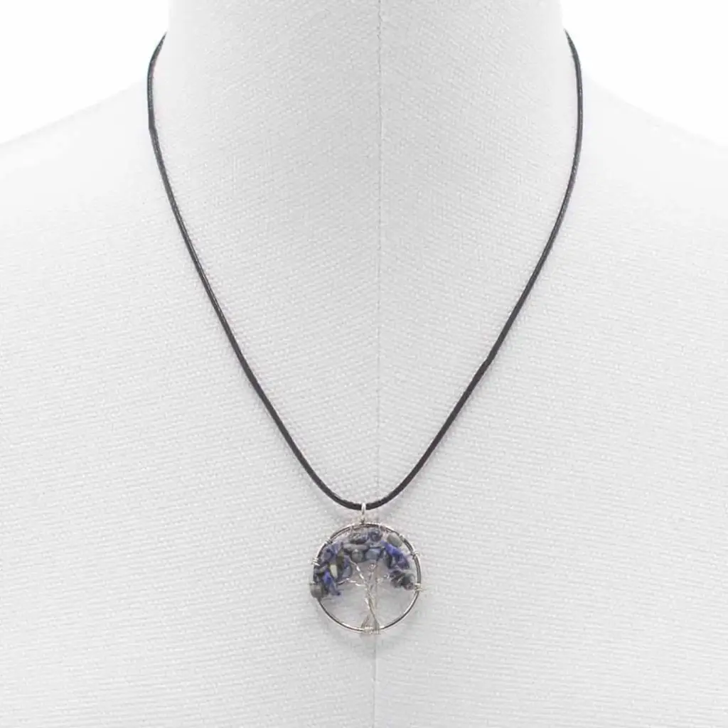 Tree of Life Pendant – Sodalite | www.artisangoods.co.uk 3 Tree of Life Pendant – Sodalite | www.artisangoods.co.uk 3